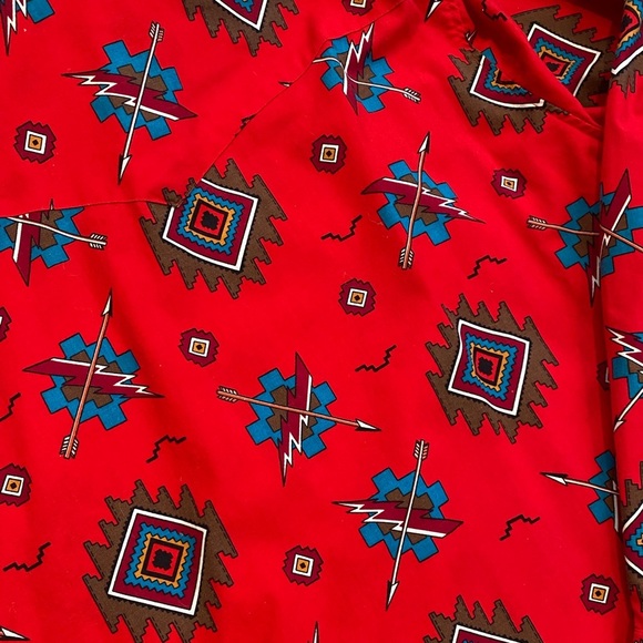 Vtg WRANGLER Cowboy Cut Button Down Shirt 16 1/2 -36 X-Long Tails Single Stitch - Picture 3 of 8